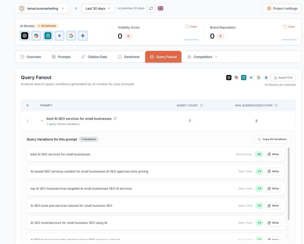Radarkit Query fanout