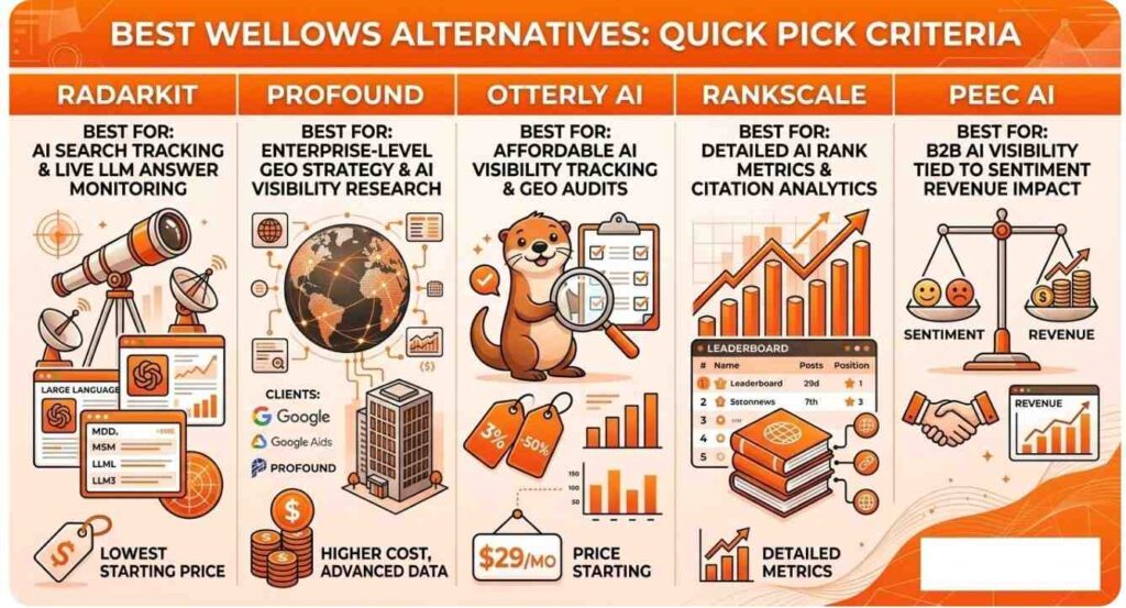 5 Wellows Alternatives Quick Pick Criteria