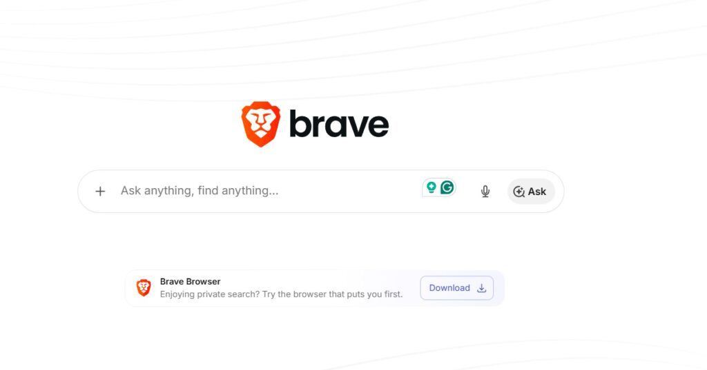 BRAVE Best AI Search Engines