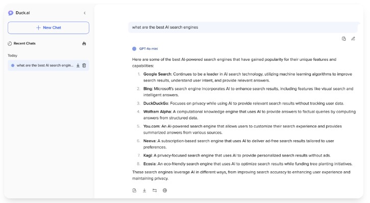 Best AI Search Engines
