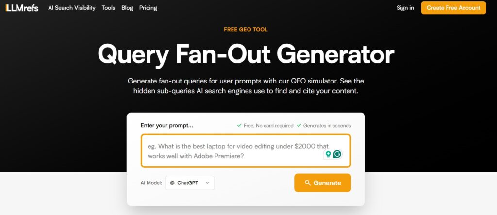 LLMrefs query fanout