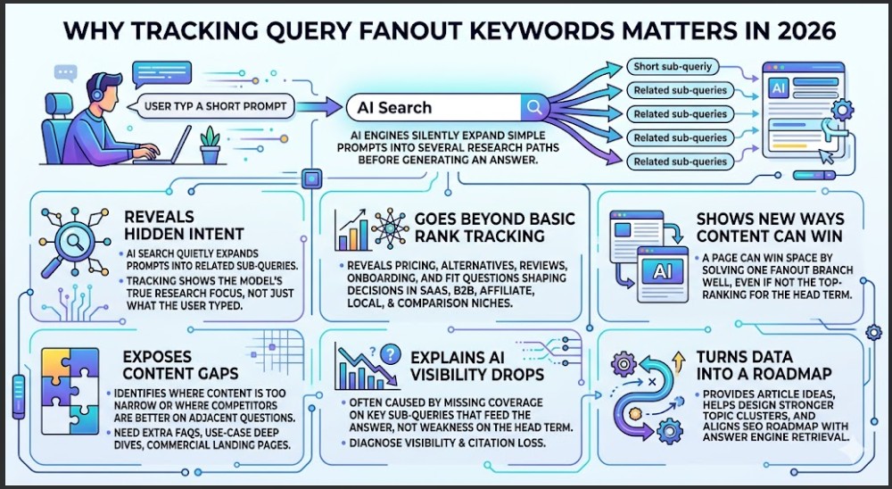 Why Tracking Query Fanout Keywords Matters in 2026