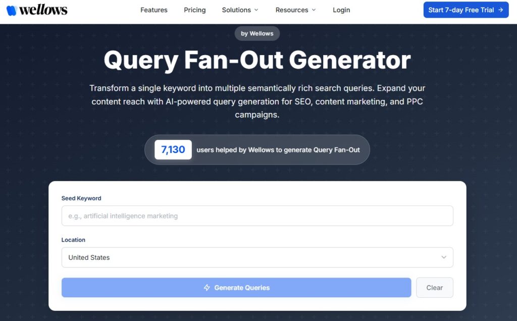 wellows query fanout