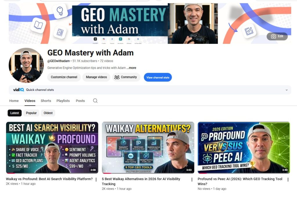 GEO Mastery with Adam