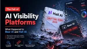 The Fall of AI Visibility Platforms What Happened to Bear AI and Hall AI