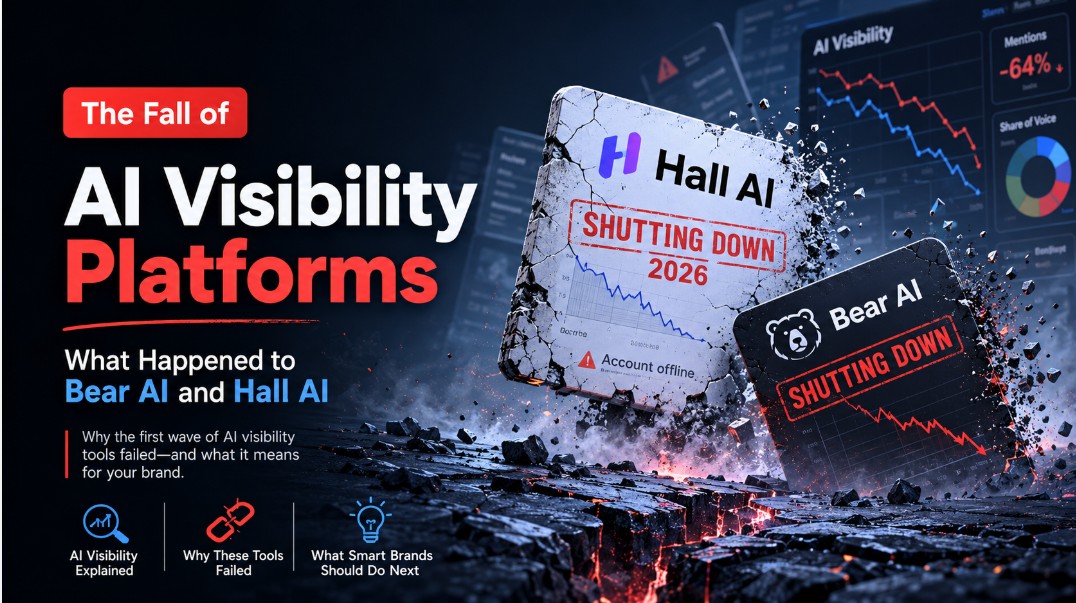 The Fall of AI Visibility Platforms What Happened to Bear AI and Hall AI