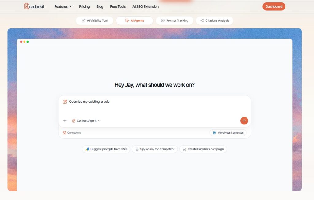 radarkit AI SEO Agents