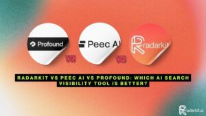 RadarKit vs Peec AI vs Profound Which AI Search Visibility Tool Is Better