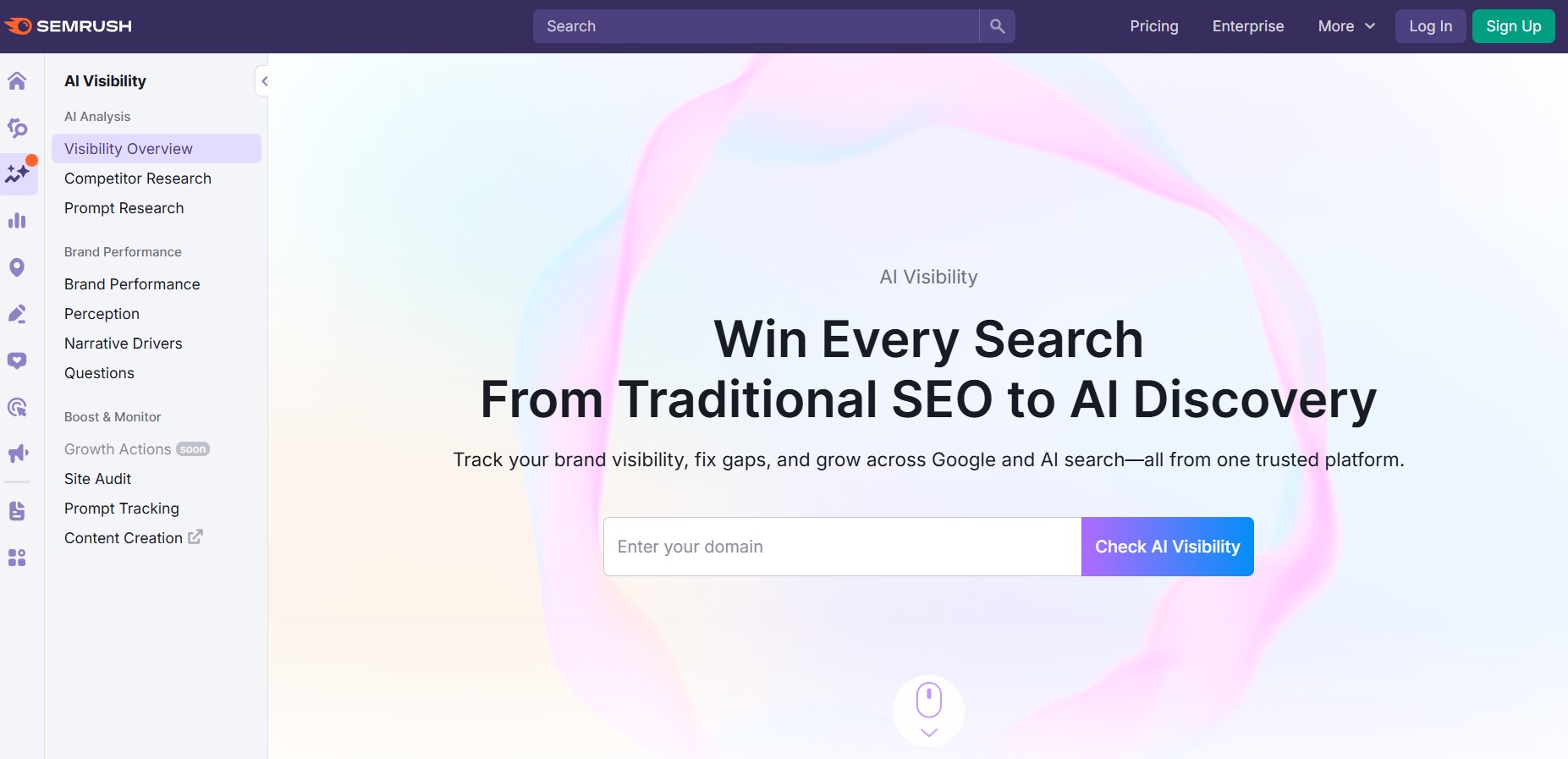 Semrush AI Visibility Toolkit BrightLocal Alternatives